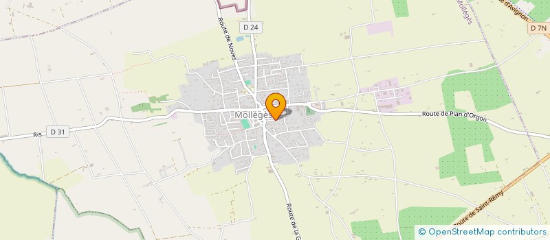 localisation de l'entreprise MADAME LAURIE LIEBERT  MOLLEGES