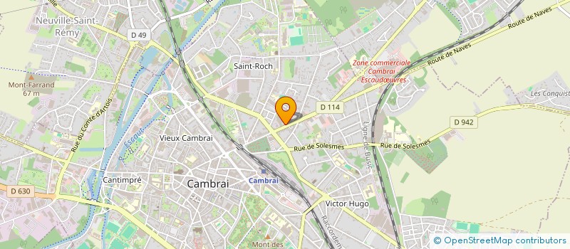 localisation de l'entreprise MADAME LAURIE LIVIERO  CAMBRAI