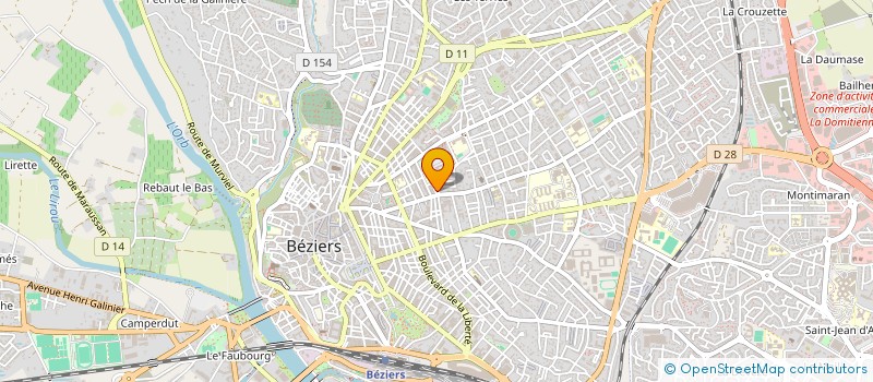 localisation de l'entreprise MADAME LAURIE MACARULLA  BEZIERS