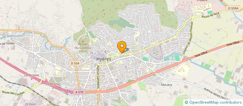 localisation de l'entreprise MADAME LAURIE MAGNASCO  HYERES