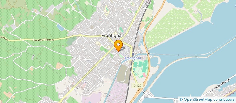 localisation de l'entreprise MADAME LAURIE MAILLARD à FRONTIGNAN