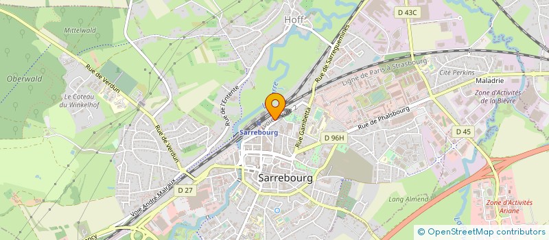 localisation de l'entreprise MADAME LAURIE MALLEIN  SARREBOURG