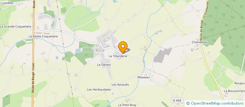 localisation de l'entreprise MADAME LAURIE MANIEZ  BAUGE-EN-ANJOU