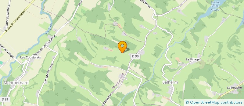 localisation de l'entreprise MADAME LAURIE MARCEL  MONTBERNARD