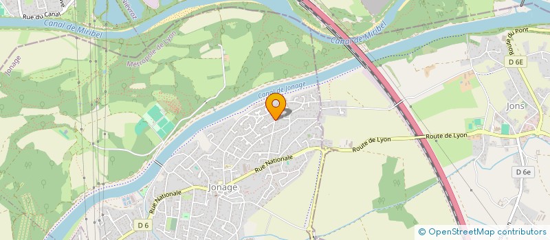 localisation de l'entreprise MADAME LAURIE MARCET  JONAGE