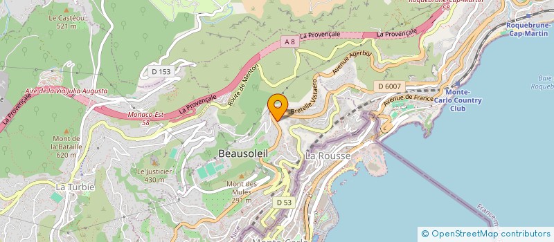 localisation de l'entreprise MADAME LAURIE MARCHAL  BEAUSOLEIL