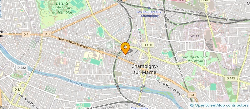 localisation de l'entreprise MADAME LAURIE MARQUES à CHAMPIGNY-SUR-MARNE