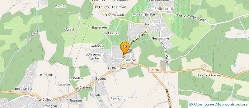 localisation de l'entreprise MADAME LAURIE MARTIN  SALLEBUF