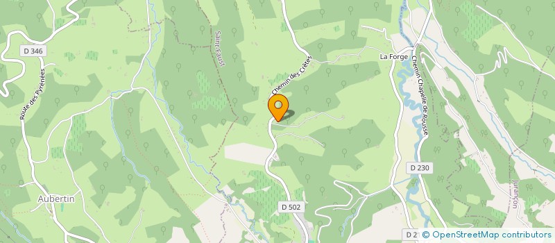 localisation de l'entreprise MADAME LAURIE MARTIN  SAINT-FAUST