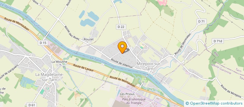 localisation de l'entreprise MADAME LAURIE MAURET  MIREPOIX-SUR-TARN