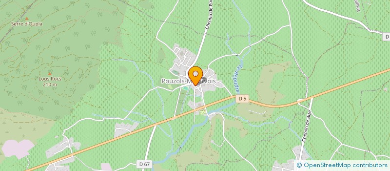 localisation de l'entreprise MADAME LAURIE MEGARD  POUZOLS-MINERVOIS