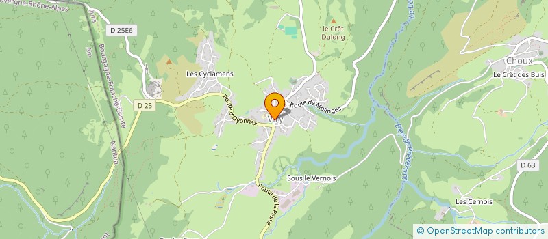 localisation de l'entreprise MADAME LAURIE MERCIER  VIRY