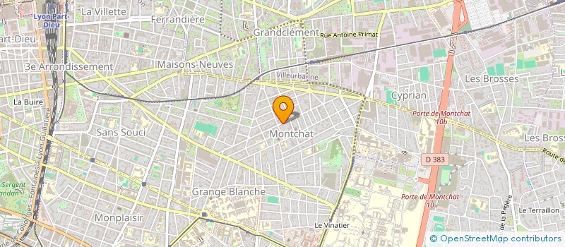 localisation de l'entreprise MADAME LAURIE MERMET  LYON 3EME