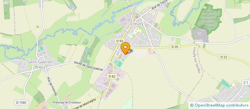 localisation de l'entreprise MADAME LAURIE MIGNON  CREULLY SUR SEULLES