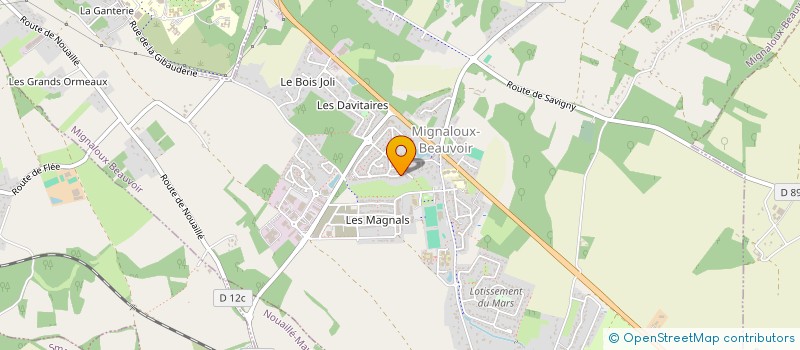 localisation de l'entreprise MADAME LAURIE MINAULT à MIGNALOUX-BEAUVOIR