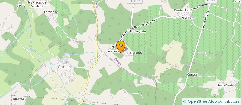 localisation de l'entreprise MADAME LAURIE MIQUEL  CREON