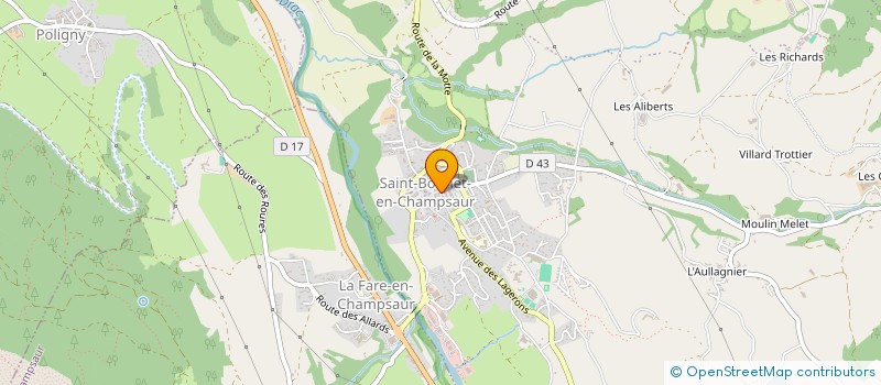 localisation de l'entreprise MADAME LAURIE MONDIN  SAINT-BONNET-EN-CHAMPSAUR