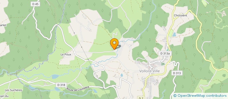 localisation de l'entreprise MADAME LAURIE MONIER  VOLLORE-VILLE