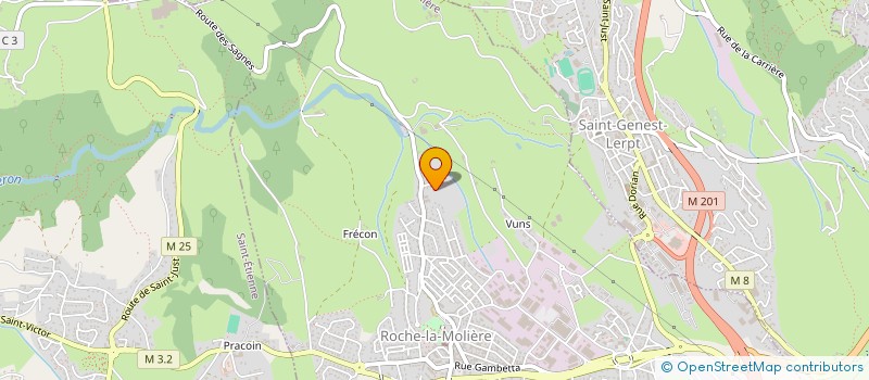 localisation de l'entreprise MADAME LAURIE MOULARD  ROCHE-LA-MOLIERE