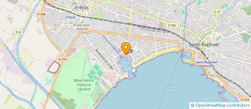 localisation de l'entreprise MADAME LAURIE MOUSSU à FREJUS