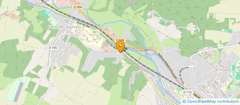 localisation de l'entreprise MADAME LAURIE NAVEL  FAINS-VEEL