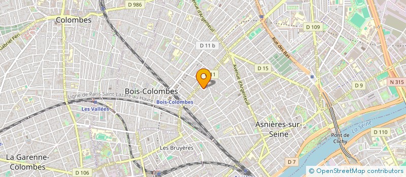 localisation de l'entreprise MADAME LAURIE NOIRET à ASNIERES-SUR-SEINE