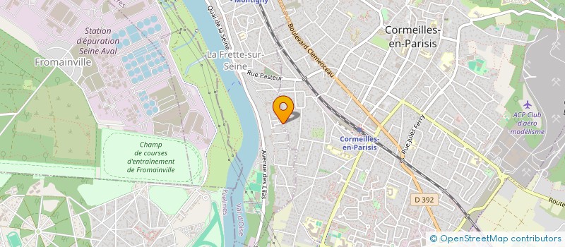localisation de l'entreprise MADAME LAURIE NUNES à LA FRETTE-SUR-SEINE