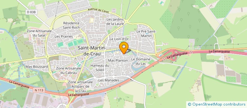 localisation de l'entreprise MADAME LAURIE OGIER à SAINT-MARTIN-DE-CRAU