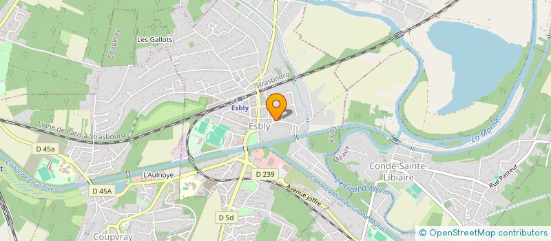 localisation de l'entreprise MADAME LAURIE OLLIER à ESBLY