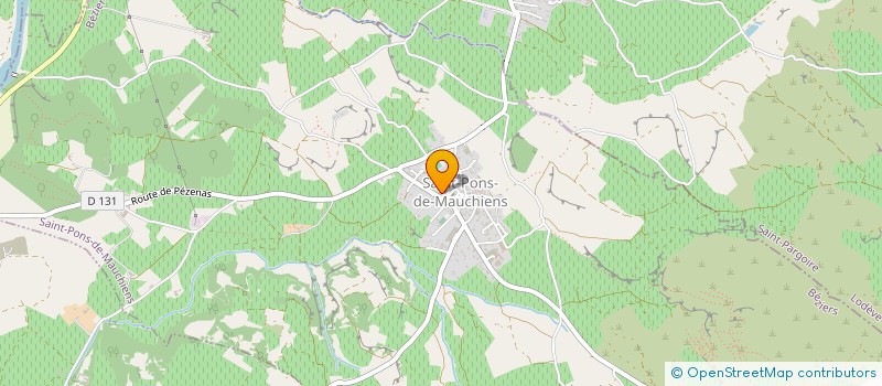 localisation de l'entreprise MADAME LAURIE PAGET  SAINT-PONS-DE-MAUCHIENS