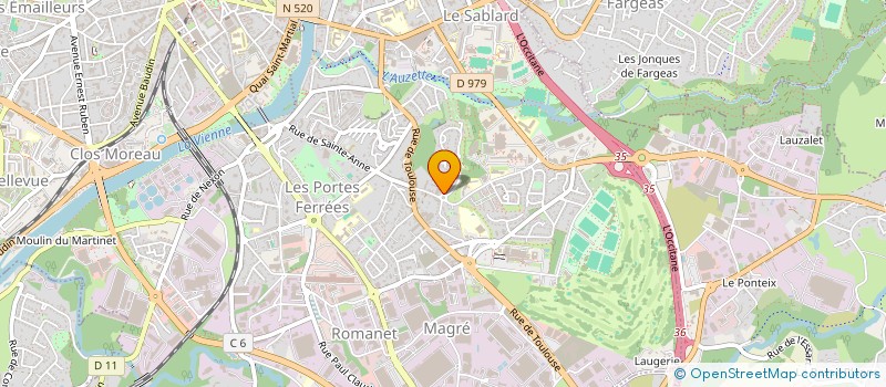 localisation de l'entreprise MADAME LAURIE PALA  LIMOGES