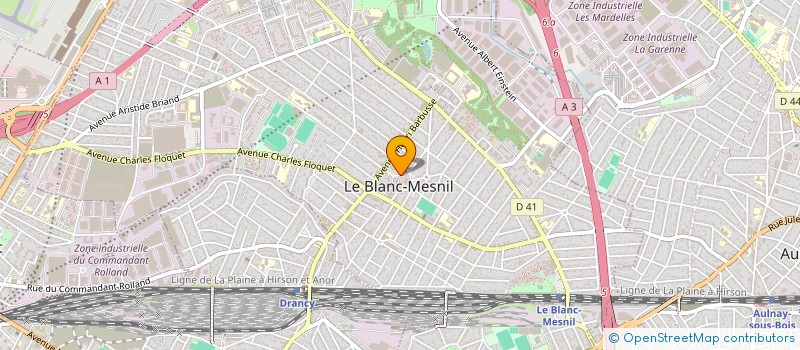 localisation de l'entreprise MADAME LAURIE PARTY  LE BLANC-MESNIL