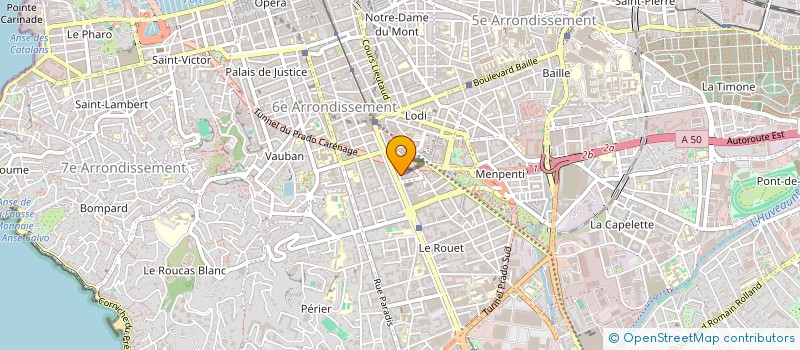 localisation de l'entreprise MADAME LAURIE PECCOZ à MARSEILLE