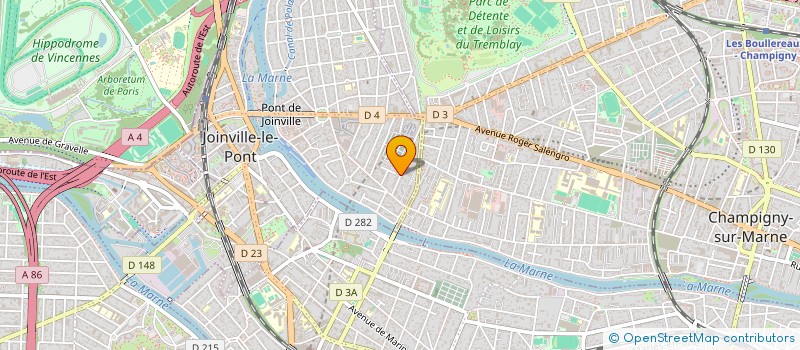 localisation de l'entreprise MADAME LAURIE PERET  JOINVILLE-LE-PONT