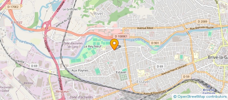localisation de l'entreprise MADAME LAURIE PEROTTI à BRIVE-LA-GAILLARDE