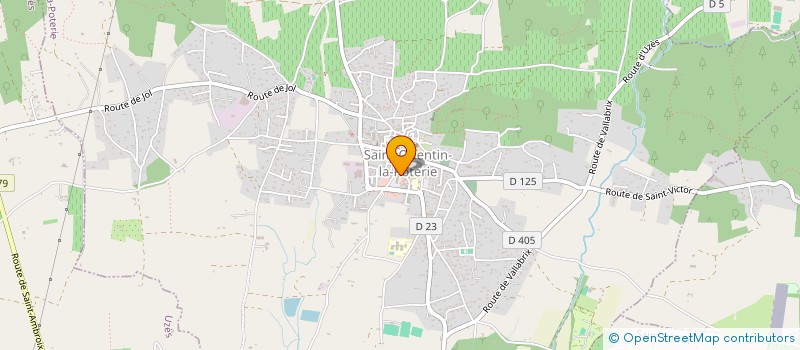 localisation de l'entreprise MADAME LAURIE PESENTI à SAINT-QUENTIN-LA-POTERIE