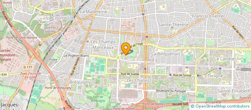 localisation de l'entreprise MADAME LAURIE PRAUD  RENNES