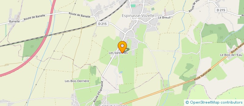 localisation de l'entreprise MADAME LAURIE PREPOIGNOT  VENDAT