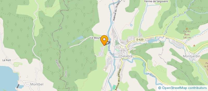 localisation de l'entreprise MADAME LAURIE PUERTO  CHALABRE