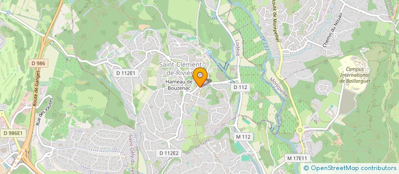 localisation de l'entreprise MADAME LAURIE QUISSAC  SAINT-CLEMENT-DE-RIVIERE