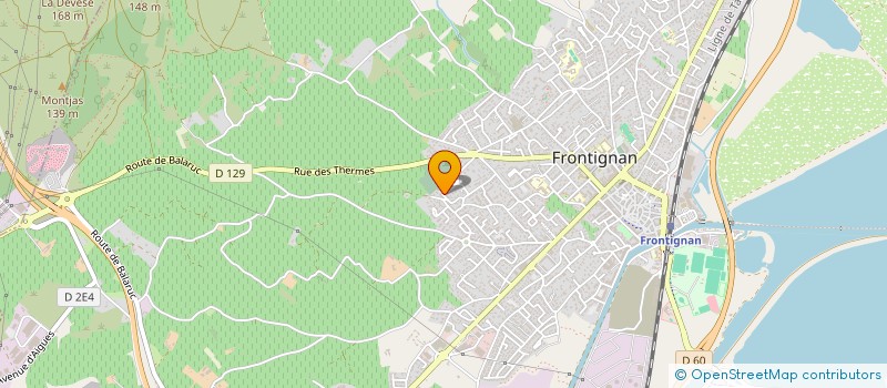 localisation de l'entreprise MADAME LAURIE RAMIREZ à FRONTIGNAN