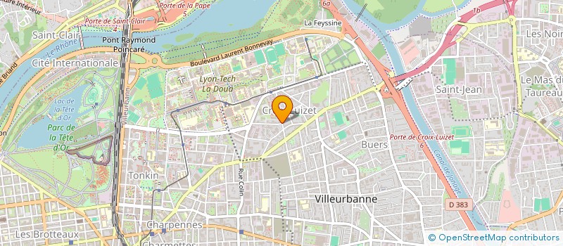 localisation de l'entreprise MADAME LAURIE REPIQUET à VILLEURBANNE