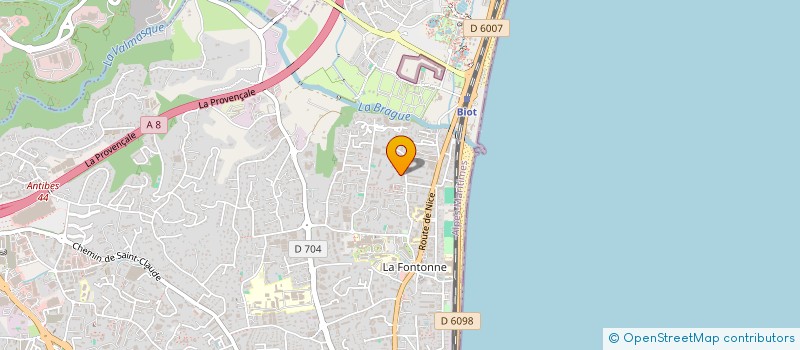 localisation de l'entreprise MADAME LAURIE ROCCHIA à ANTIBES