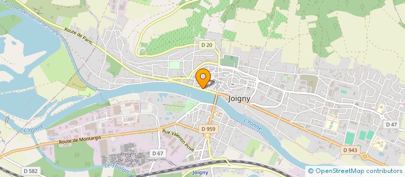 localisation de l'entreprise MADAME LAURIE ROCHETEAU à JOIGNY