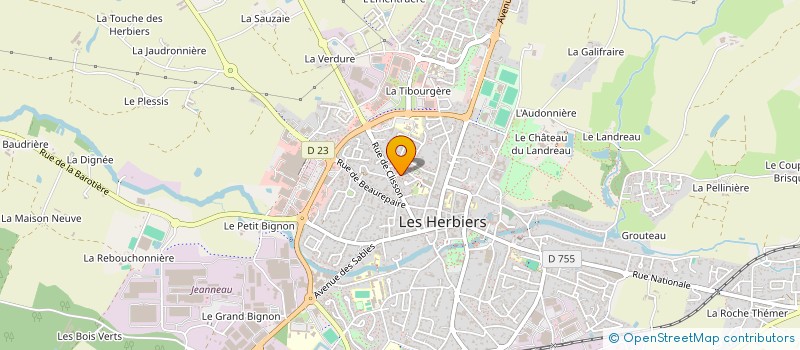 localisation de l'entreprise MADAME LAURIE ROY à LES HERBIERS