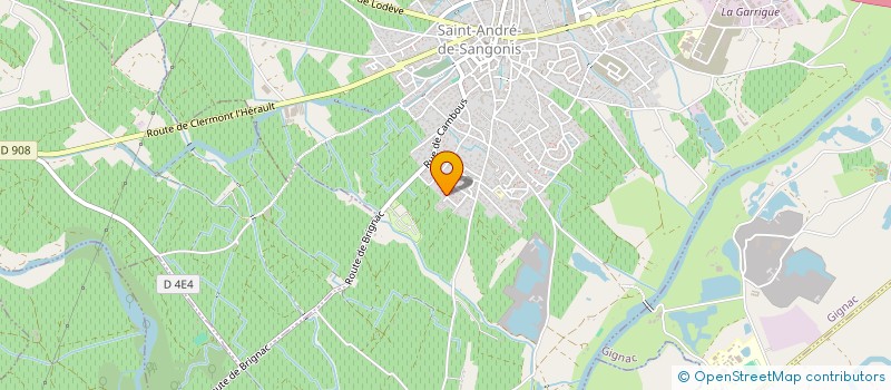 localisation de l'entreprise MADAME LAURIE RULENCE  SAINT-ANDRE-DE-SANGONIS