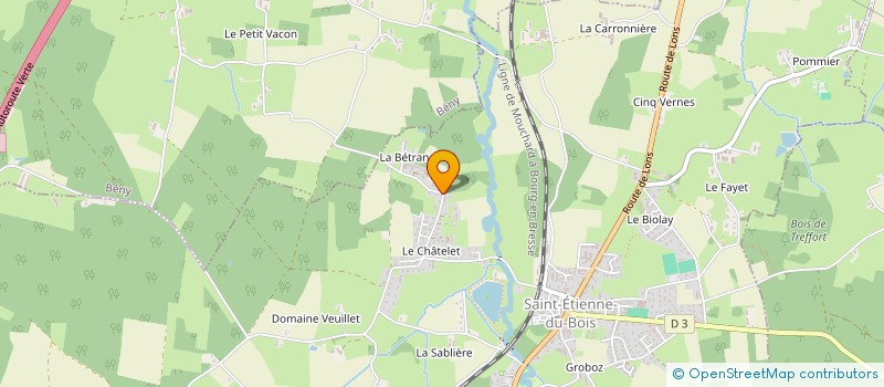 localisation de l'entreprise MADAME LAURIE SAINT-SULPICE  SAINT-ETIENNE-DU-BOIS