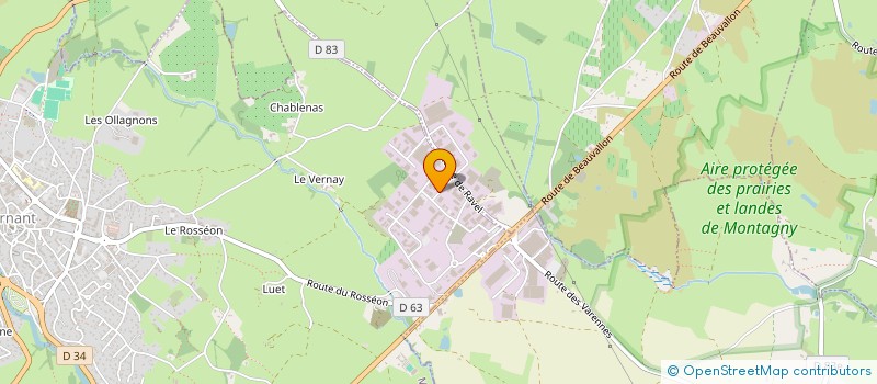 localisation de l'entreprise MADAME LAURIE SENEPART  MORNANT