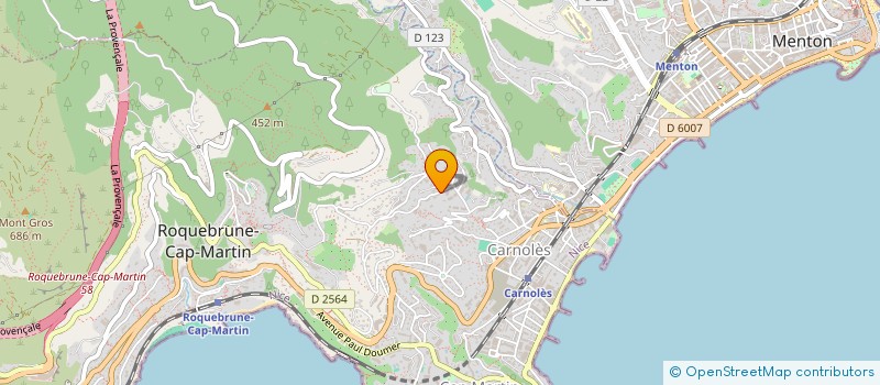 localisation de l'entreprise MADAME LAURIE SIRY à ROQUEBRUNE-CAP-MARTIN