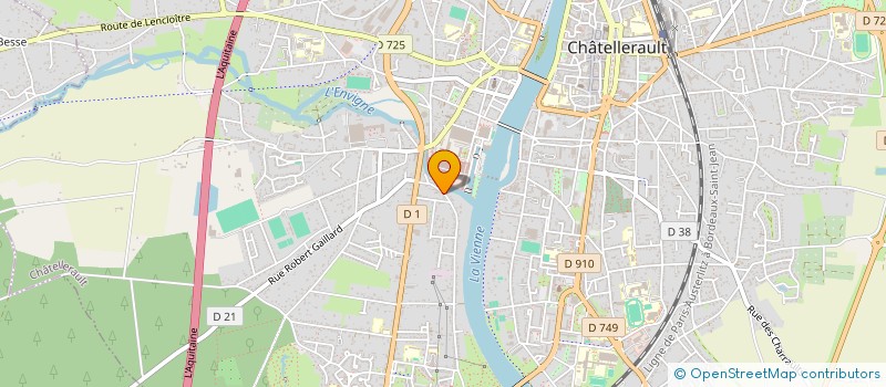 localisation de l'entreprise MADAME LAURIE SORRIBAS  CHATELLERAULT